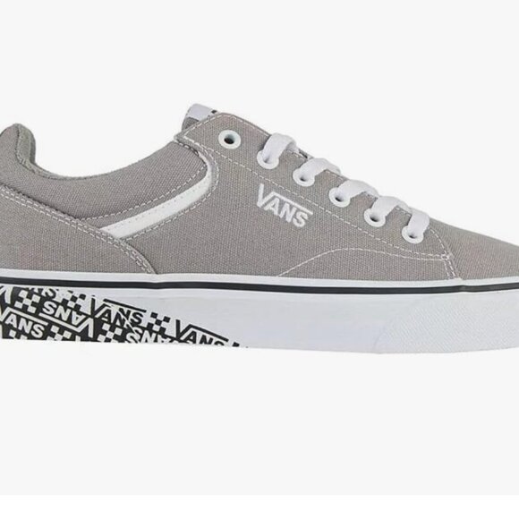 New in Box Men's Vans Seldan Sidewall Frost Gray tennis shoes sneakers, size 8 - Picture 2 of 11